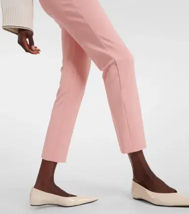 Max Mara Pegno cropped jersey slim pants | Thumbnail 2