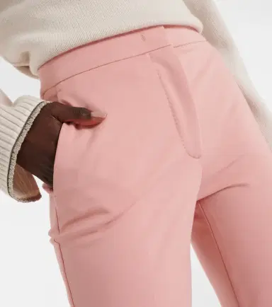 Max Mara Pegno cropped jersey slim pants | Thumbnail 4
