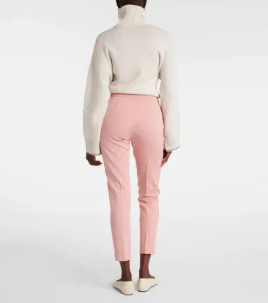 Max Mara Pegno cropped jersey slim pants | Thumbnail 5