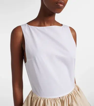 Loewe Paula's Ibiza cotton poplin midi dress | Thumbnail 2 Loewe Paula's Ibiza cotton poplin midi dress | Thumbnail 2