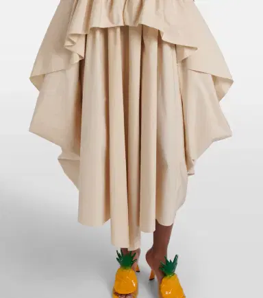 Loewe Paula's Ibiza cotton poplin midi dress | Thumbnail 3 Loewe Paula's Ibiza cotton poplin midi dress | Thumbnail 3