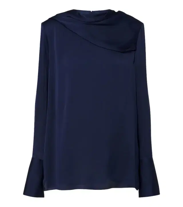 Tom Ford Silk georgette draped blouse