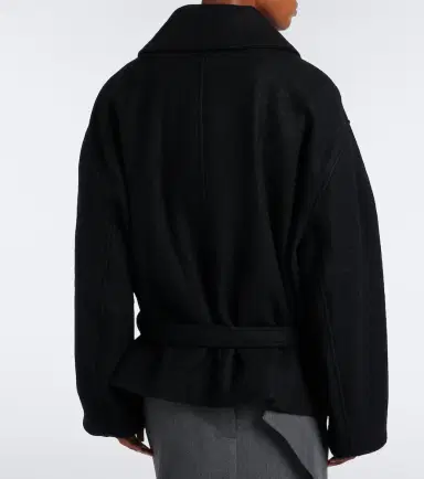 Lemaire Double-breasted alpaca and wool coat | Thumbnail 2