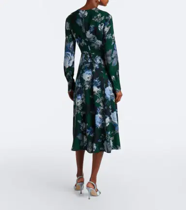 Erdem Floral crêpe midi dress | Thumbnail 6