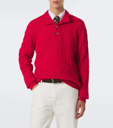 Kiton Cable-knit cashmere sweater | Thumbnail 6