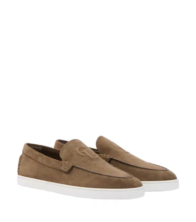 Christian Louboutin NeoCL Boat suede slip-on shoes