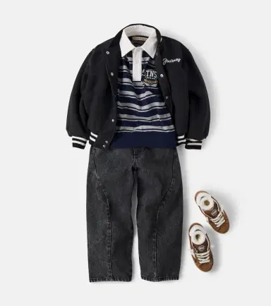 THE NEW SOCIETY Leo wool-blend varsity jacket | Thumbnail 4