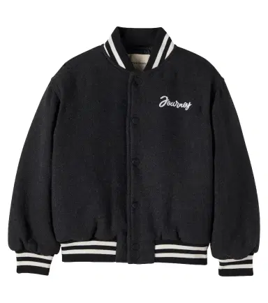 THE NEW SOCIETY Leo wool-blend varsity jacket | Thumbnail 1