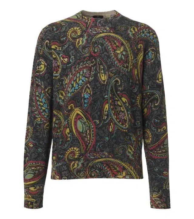 Etro Paisley wool sweater