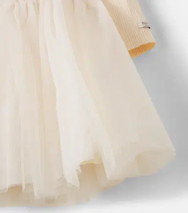 DONSJE Lotus wool and tulle dress | Thumbnail 3