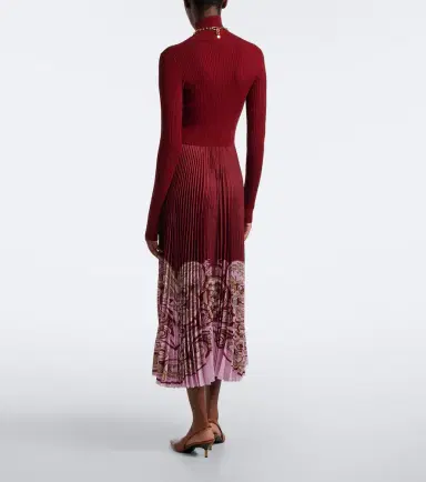 La DoubleJ Kells pleated turtleneck maxi dress | Thumbnail 4