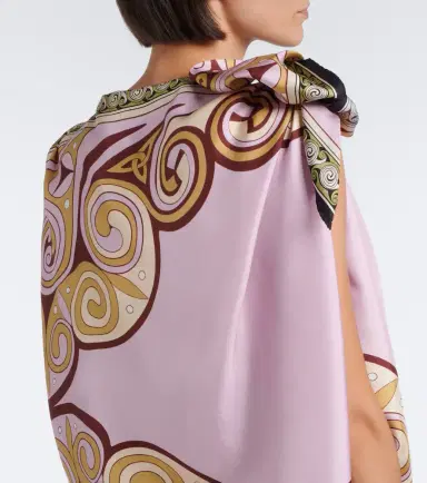 La DoubleJ Kells printed silk twill top | Thumbnail 5