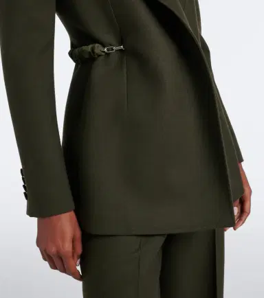 Gabriela Hearst Epona chain-detail virgin wool blazer | Thumbnail 2