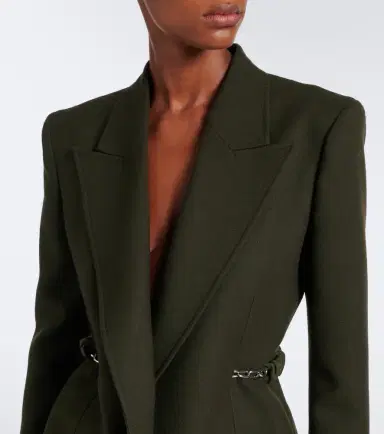 Gabriela Hearst Epona chain-detail virgin wool blazer | Thumbnail 3