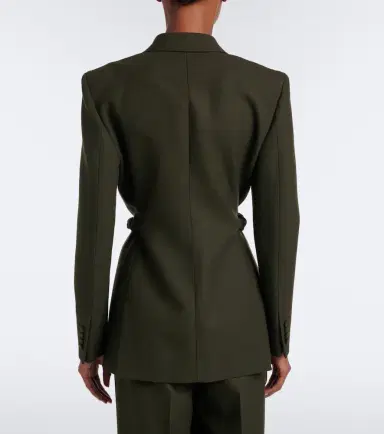 Gabriela Hearst Epona chain-detail virgin wool blazer | Thumbnail 4