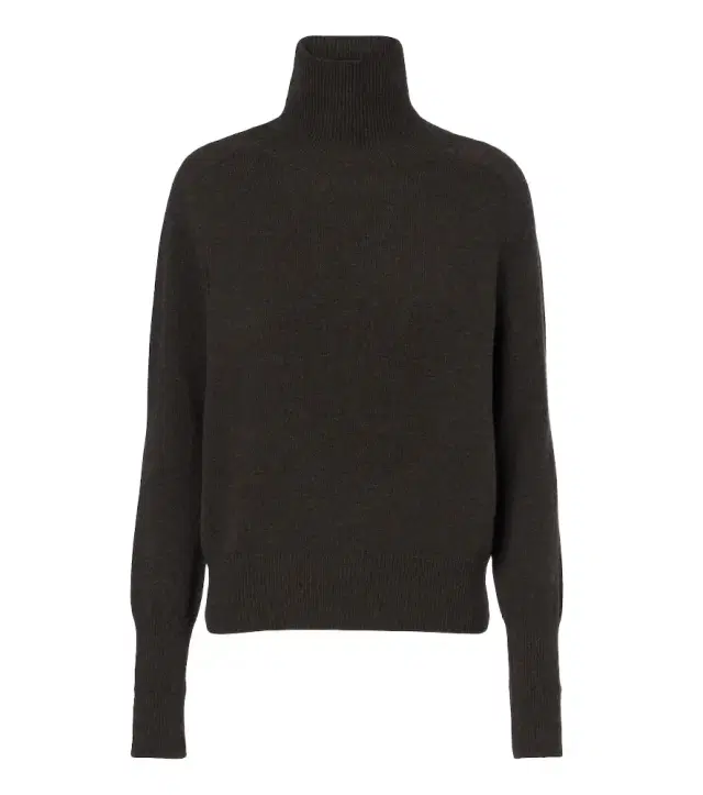 Wool turtleneck sweater