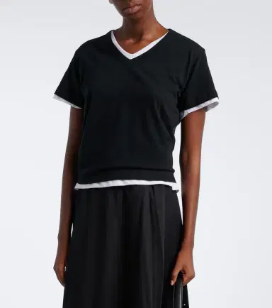 LESET Margo set of 2 cotton jersey T-shirts | Thumbnail 2