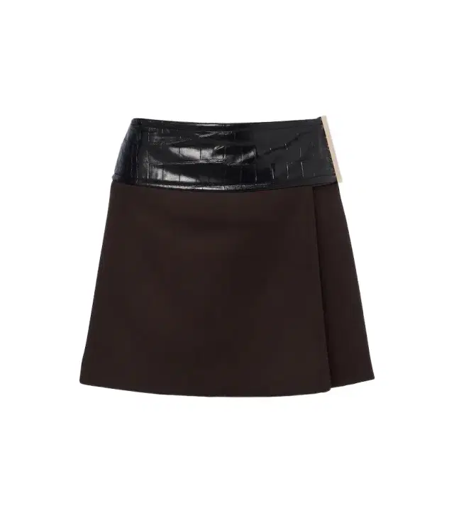 Sportmax Virgin wool wrap skirt