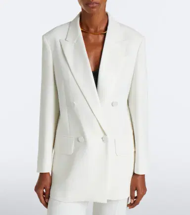 Max Mara Elegante double-breasted tuxedo jacket | Thumbnail 3 Max Mara Elegante double-breasted tuxedo jacket | Thumbnail 3