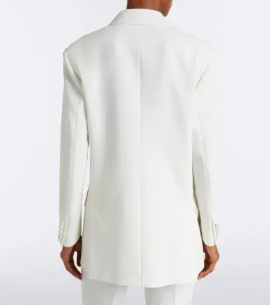 Max Mara Elegante double-breasted tuxedo jacket | Thumbnail 4 Max Mara Elegante double-breasted tuxedo jacket | Thumbnail 4