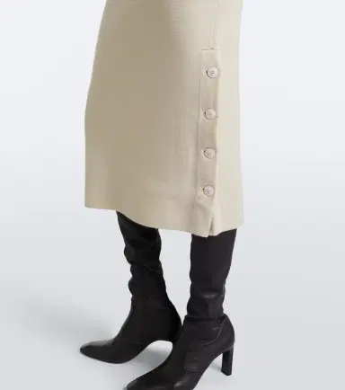 Max Mara Wool and cashmere midi skirt | Thumbnail 3 Max Mara Wool and cashmere midi skirt | Thumbnail 3