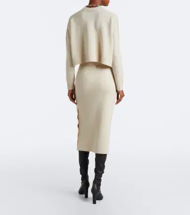 Max Mara Wool and cashmere midi skirt | Thumbnail 5 Max Mara Wool and cashmere midi skirt | Thumbnail 5