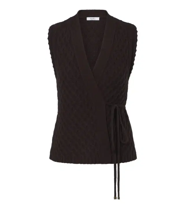 Max Mara Wool and cashmere wrap cardigan