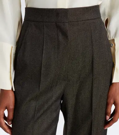 Max Mara Virgin wool wide leg pants | Thumbnail 3 Max Mara Virgin wool wide leg pants | Thumbnail 3
