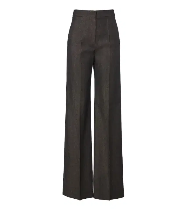 Virgin wool wide leg pants