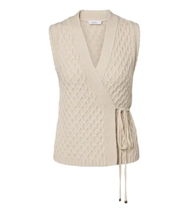 Max Mara Wool and cashmere wrap cardigan
