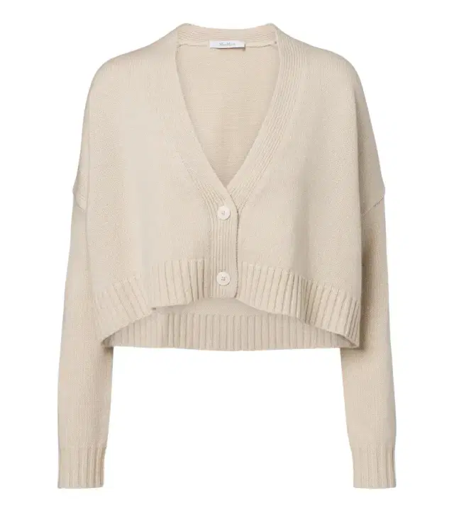 Max Mara Cropped wool and cashmere cardigan