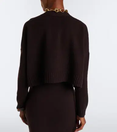Max Mara Cropped wool and cashmere cardigan | Thumbnail 2