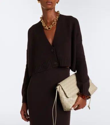 Max Mara Cropped wool and cashmere cardigan | Thumbnail 4