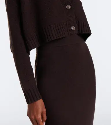 Max Mara Cropped wool and cashmere cardigan | Thumbnail 6