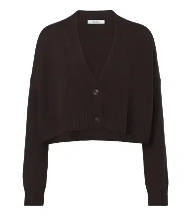 Max Mara Cropped wool and cashmere cardigan | Thumbnail 1