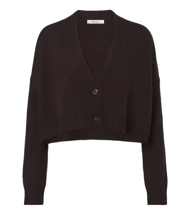 Max Mara Cropped wool and cashmere cardigan
