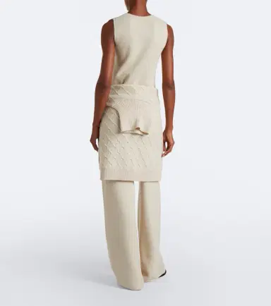 Max Mara Wool and cashmere wide-leg pants | Thumbnail 2