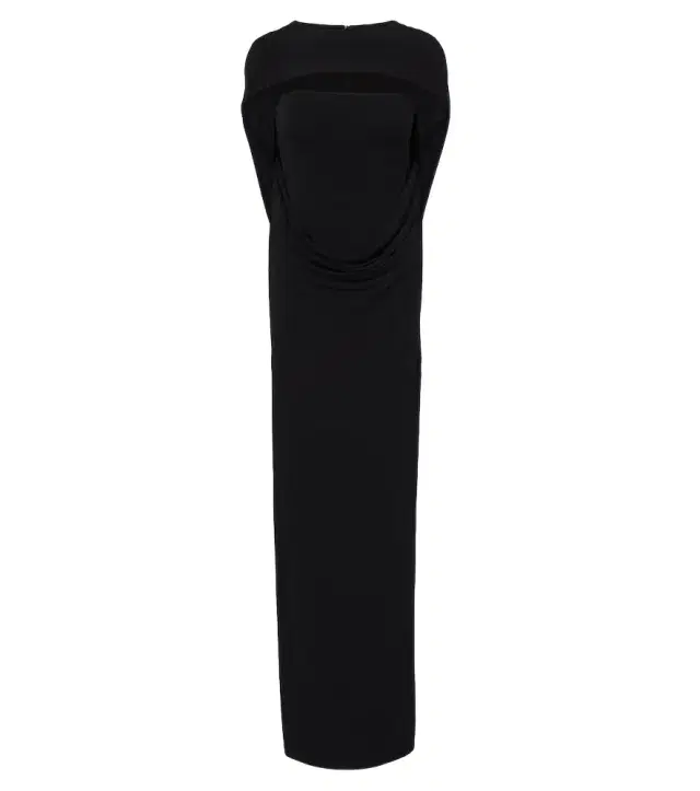 Sportmax Draped jersey maxi dress