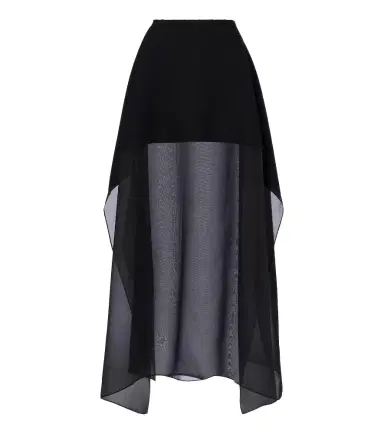 Sportmax Silk-trimmed knitted maxi skirt | Thumbnail 1 Sportmax Silk-trimmed knitted maxi skirt | Thumbnail 1
