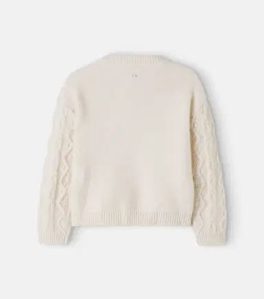 Bonpoint Marella cable-knit wool cardigan | Thumbnail 3