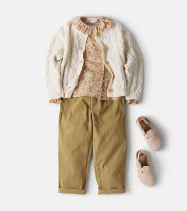 Bonpoint Marella cable-knit wool cardigan | Thumbnail 4