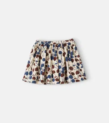 Bonpoint Suzon pleated printed cotton skirt | Thumbnail 3