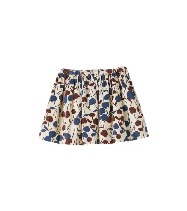 Bonpoint Suzon pleated printed cotton skirt