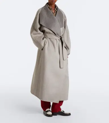 The Frankie Shop Leroy reversible wool-blend wrap coat | Thumbnail 2