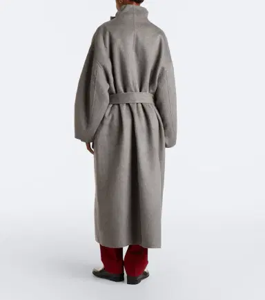 The Frankie Shop Leroy reversible wool-blend wrap coat | Thumbnail 5
