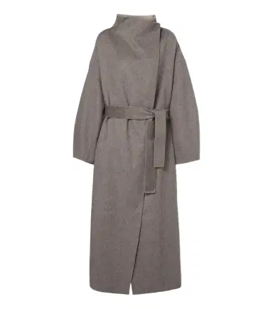 The Frankie Shop Leroy reversible wool-blend wrap coat | Thumbnail 1