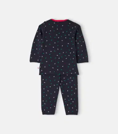 Bonpoint x Maison Kitsuné printed cotton T-shirt and pants set | Thumbnail 2