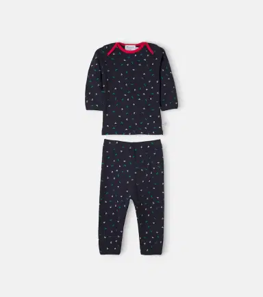 Bonpoint x Maison Kitsuné printed cotton T-shirt and pants set | Thumbnail 3