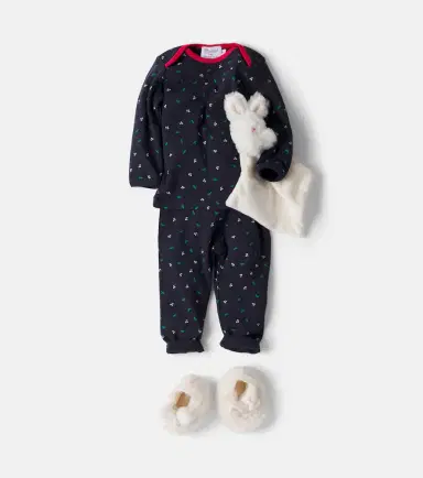 Bonpoint x Maison Kitsuné printed cotton T-shirt and pants set | Thumbnail 5