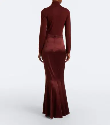 Max Mara Silk satin maxi skirt | Thumbnail 4 Max Mara Silk satin maxi skirt | Thumbnail 4